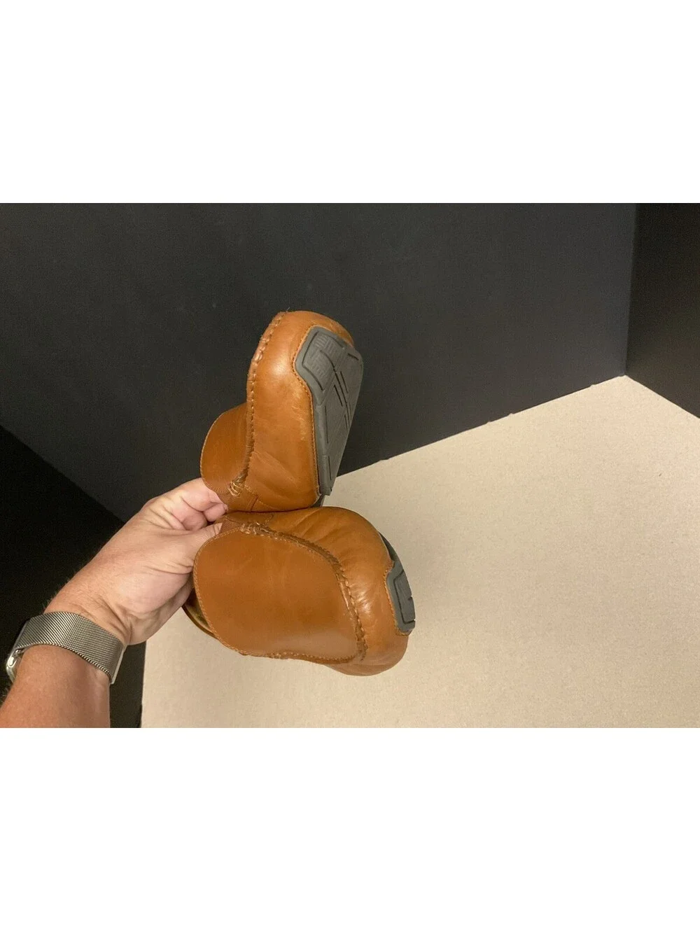 Mens Cole Haan Markman Plain Leather Driving Slip On Loafers. Size 11M. Nice!!!